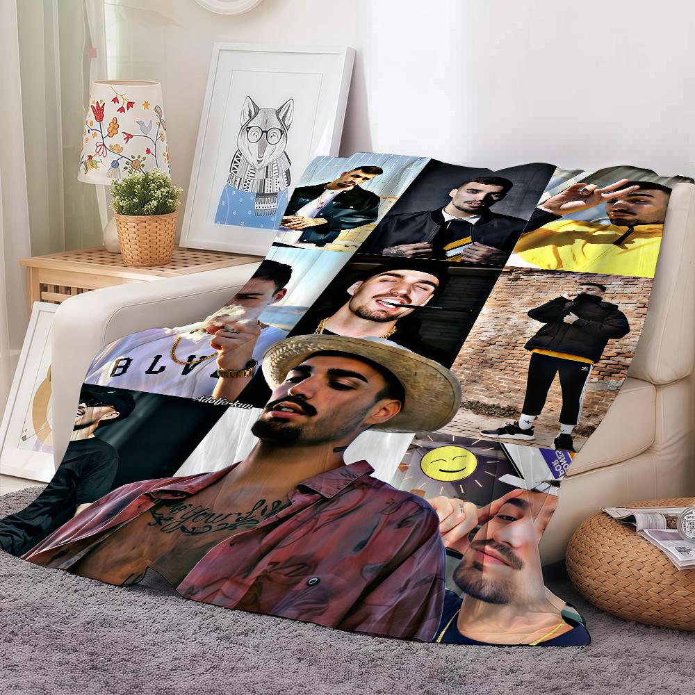 Spanish Rapper Rels B Blanket For Sofa Office Bed Plane Travel Sleep Read Relax Camping Soft And Warm