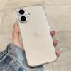 Luxusní třpytivý silikonový průhledný kryt na telefon s kamínky pro iPhone 17 Air 17Pro 16 15 14 Plus 13 12 17 Pro Max Průhledný měkký TPU kryt