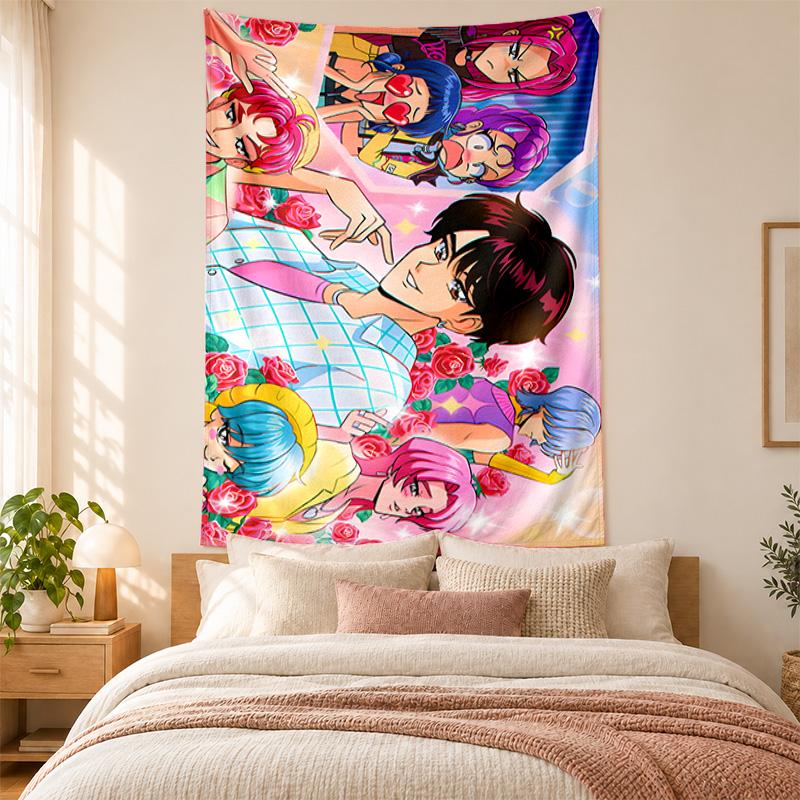 Kpop Dämonenjäger Wandteppich hohe Qualität zur Dekoration von Wohnzimmer Schlafzimmer Studentenwohnheim Wänden ideal als Schlafzimmer Wandkunst oder Weihnachtsgeschenk
