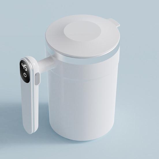 Automatic Magnetic Stirring Mug Rechargeable Blender Cup with Detachable Stirrer Portable Electric Mixing Mug for Hot Chocolate Protein Shakes Coffee