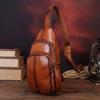 Men's Chest Bag Men's Chest Bag Casual Commuting Crossbody Bag Genuine Leather Men's Bag