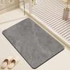 Cross-border Marble Diatom Mud Floor Mat Bathroom Absorbent Mat Entrance Door Mat Toilet Non-slip Quick-drying Foot Mat
