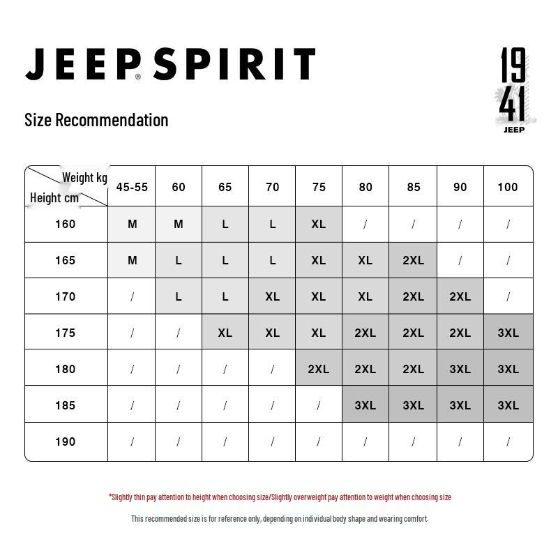 JEEP SPIRIT Men's Outdoor Windbreaker Jacket