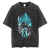 Dragon Ball Anime Print Fashion Oversized TShirt Hip Hop Streetwear Men Washed Vintage Tshirt Summer Casual Cotton T Shirt