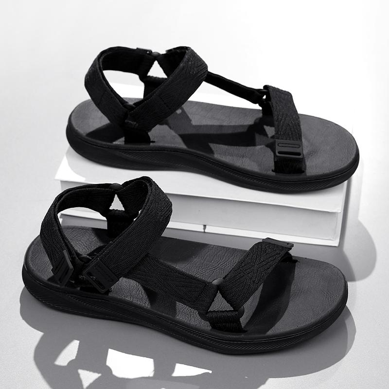Summer Men's Sandals Outdoor Wadable Man Support Yoga Mat Gladiator Open Beach Slippers Antiskid Durable Flat Men Shoe Size40-45