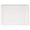 Pro-Style Plate, 26cm, White, Simple, Oblong Rectangular Plate, Microwave-Safe, Dishwasher-Safe, Made In Japan, Product Number 8725-9749