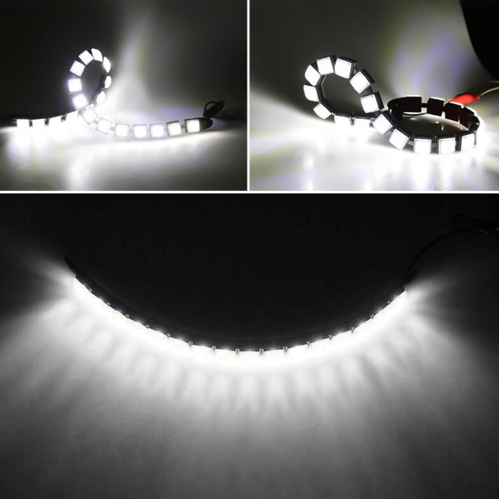 Car Led DRL Daytime Running Light 6/8/9/10/12/16/20LED White Waterproof Driving Fog Bulb Car Styling Lights Auto Truck Lighting