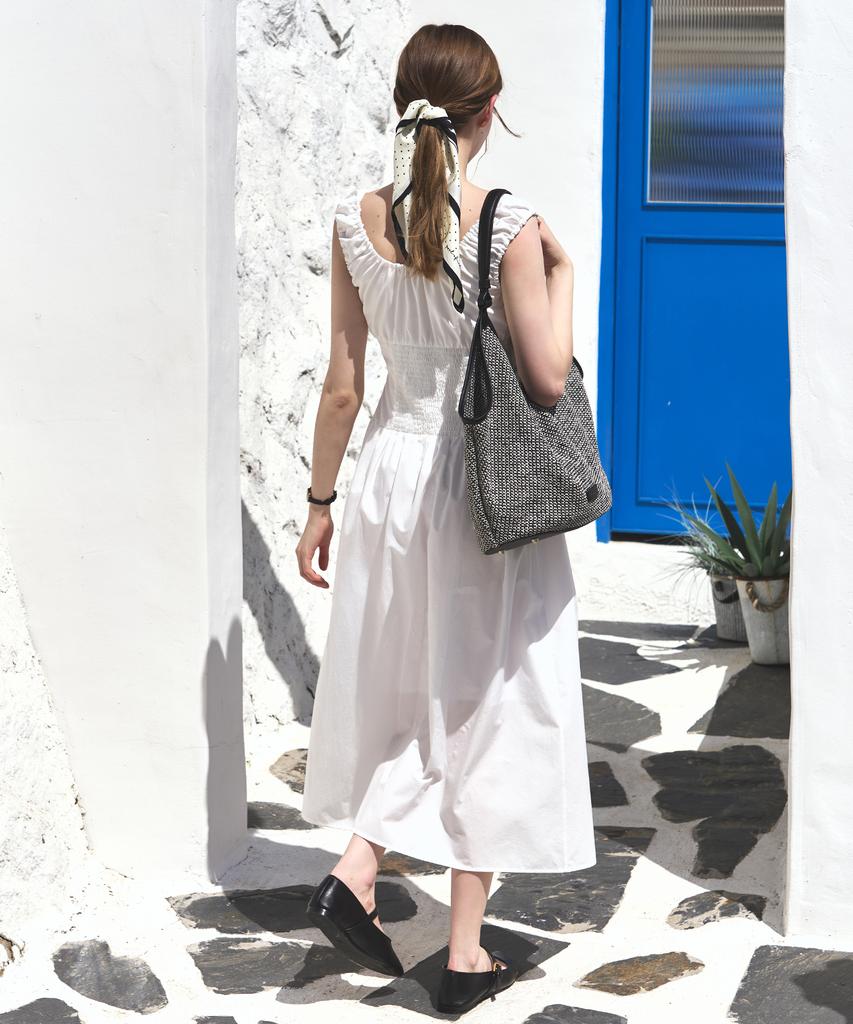 Drawfit Women Summer Rattan Hobo Bag [Beige]