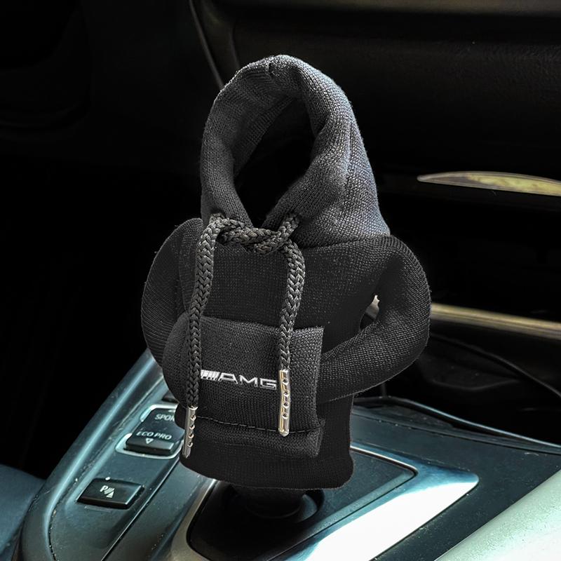Hoodie Car Gear Shift Knob Cover Fashion Gearshift Handle Decorative For Mercedes Benz AMG GLC GLE CLA W204 W205 W203 W211 W212 W213