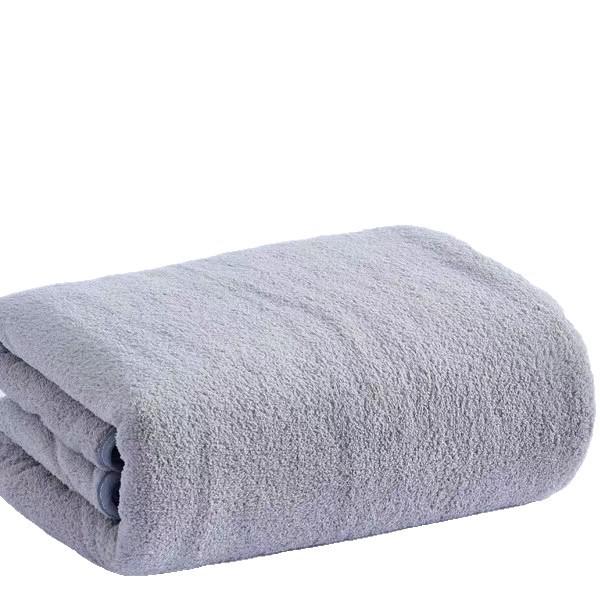 Thick Coral Fleece Absorbent Large Bath Towel - No Shedding, Soft, Home Adult Use