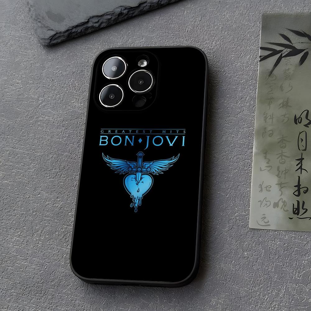 B-BonS JoviS Band Phone Case Funda For Iphone 13 17 16 11 15ProMax 14 12 Pro Xs Max Mini Xr X 7 8 6 6s Plus Covers