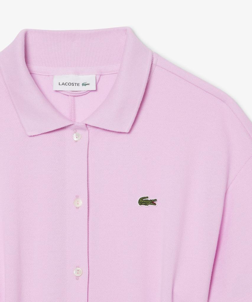 Lacoste Women'S Fit-And-Flare Belted Polo Dress Ef9621-56G Z4H
