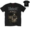 Slipknot T-Shirt: Skull Group (Back Print) OFFICIAL NEW Black