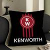 KENWORTH Logo Kissenbezüge Heimtextilien Dekorative Kissenhülle Hochzeit Superweicher Kissenbezug