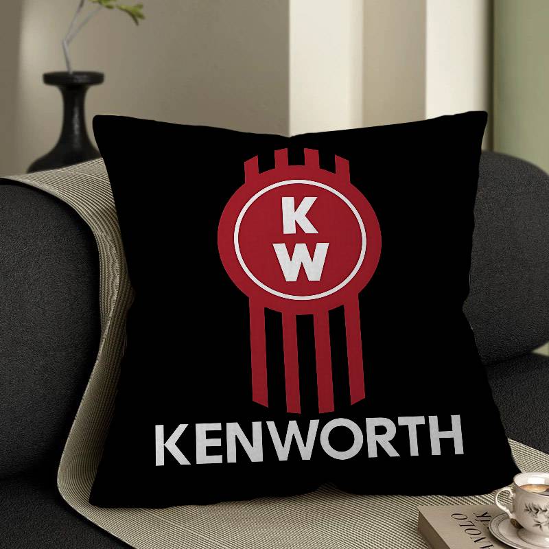 KENWORTH Logo Kissenbezüge Heimtextilien Dekorative Kissenhülle Hochzeit Superweicher Kissenbezug