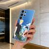 B-BANANA- FISH Clear Phone Case for Samsung S25, S24, S21, S22, S23, S30, Ultra, S20, Plus, FE, Lite