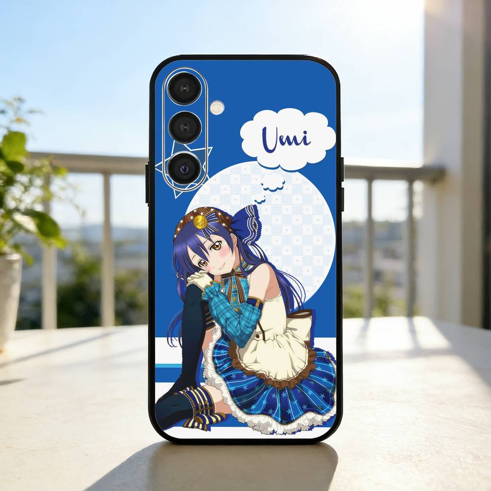 Love L-Live Anime  Phone Case For Samsung  A73,A21s,A22,A31,A32,A52,A53,A71,A80,Soft Black Shell