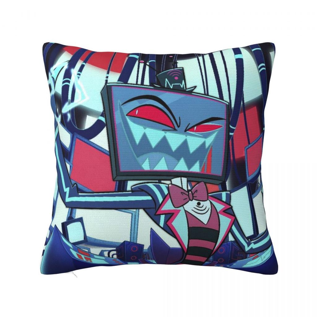 Cartoon Hazbins Hotels Pillowcase Soft Polyester Cushion Cover Gift Pillow Case Cover Home Zippered 18''