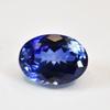 Natural Blue Tanzanite Loose Gemstone 12.50 Ct Oval Cut for Jewelry Making and Gem Collections