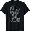 Staff Sergeant Gift World's Okayest Military Funny Sarcastic T-Shirt Unisex T-Shirt
