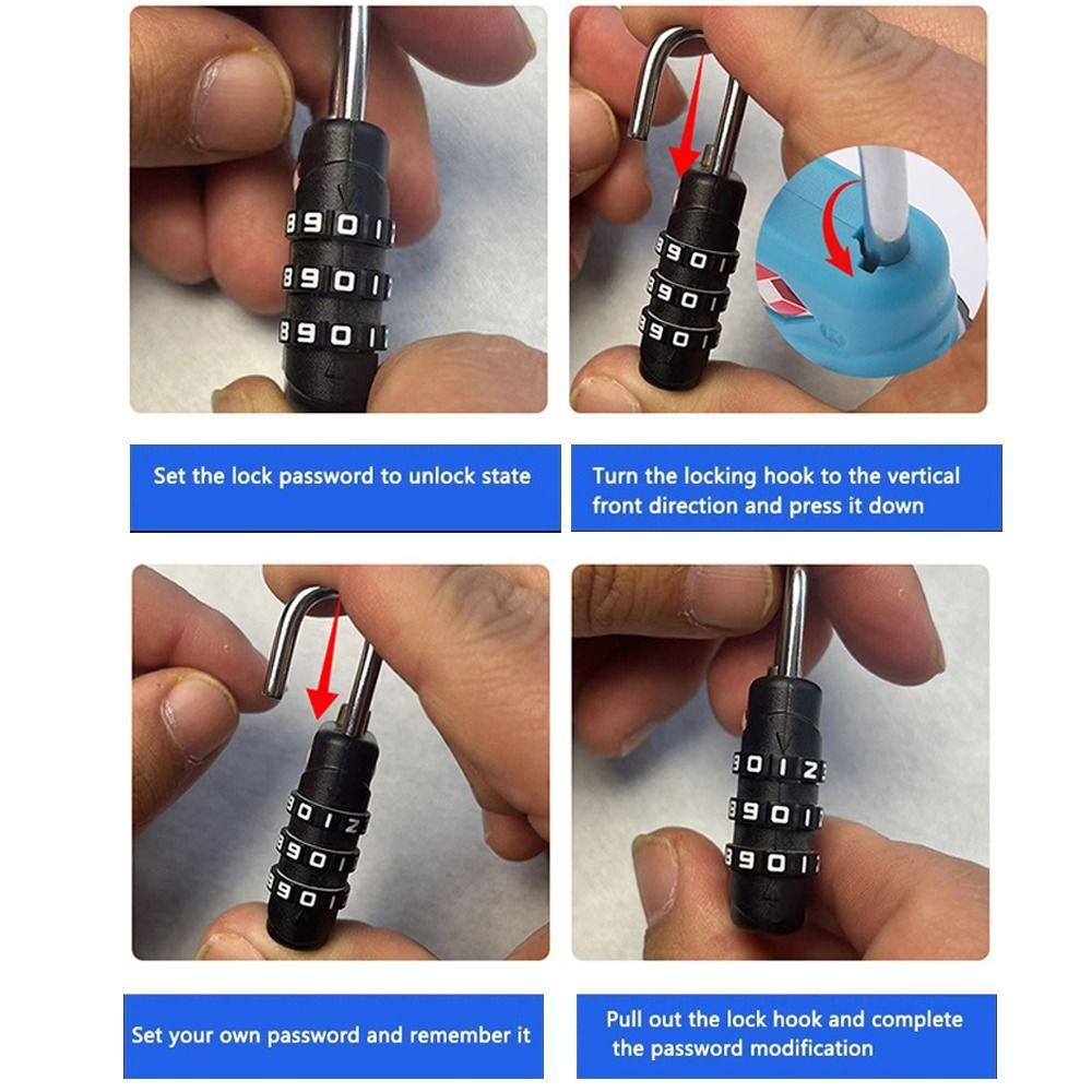 Anti-theft Customs Password Lock TSA Cabinet Locker New Suitcase Luggage Coded Lock Travel