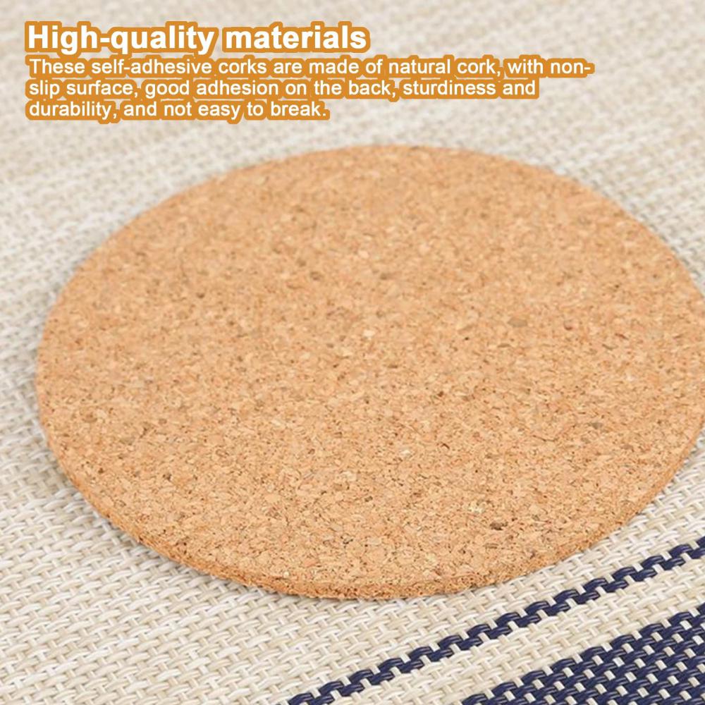 1/5/10 pçs Porta-copos de Cortiça Natural Redondo Almofada de Madeira Porta-copos para Chá Café Caneca Bebidas Para Tapete de Cozinha Louça Porta-copos Redondo para Bebidas