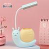 Lámpara de escritorio LED plegable USB - Luz nocturna con protección ocular de animales de dibujos animados para niños, estudio, mesita de noche y regalo de Navidad
