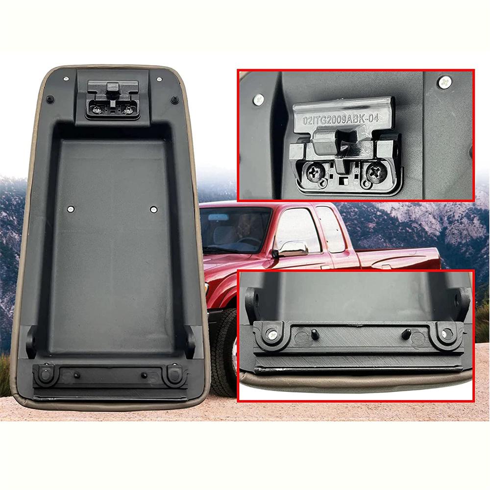 Veko a západka stredovej konzoly sa hodí pre 95-00 Toyota Tacoma 96-98 4Runner