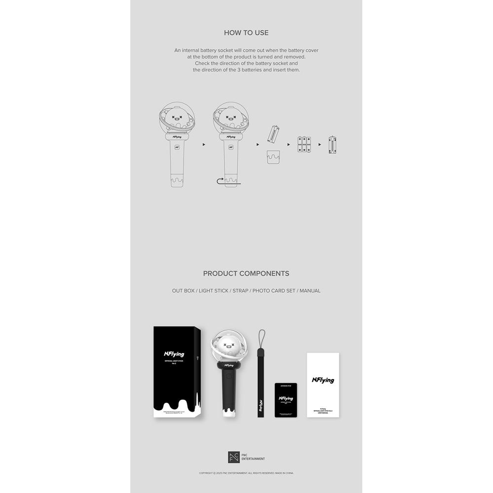 N.FLYING Bâton lumineux officiel Ver.2