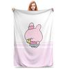 Asamimichaan Blanket Flannel Textile Decor Asamimi  Multifunction Ultra-Soft Throw Blanket for Bedding Travel Plush Thin Quilt