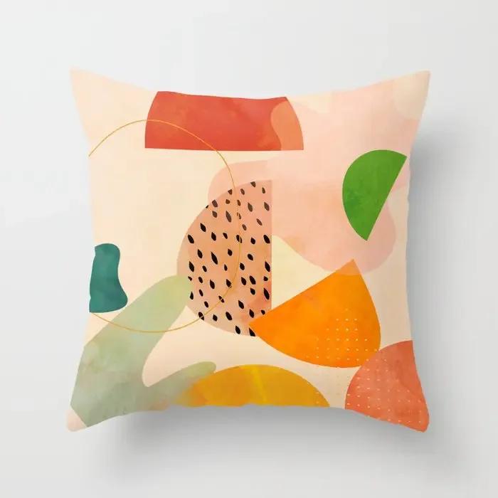 Dekorative Heimkissenbezüge Kissenbezüge 45*45 nordisch 40*40 40x40cm 50x50cm Wohnzimmer modern geometrisch abstrakt 60x60 Farbe