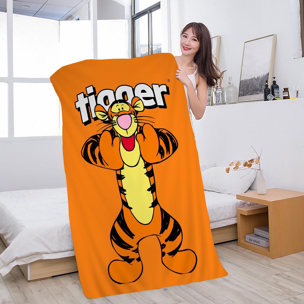 Tigger Anime Film Strandlakens Douchehanddoek Sauna Reizen Spa Microvezel Sneldrogend Sportschool Accessoires Schattige Kamerdecoratie
