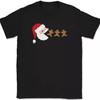 Jultomte Man T-shirt Rolig Jul TV-spel Claus Kaka Humor Grafisk T-shirt