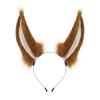 Handgefertigte Plüsch-Kaninchenohren-Kopfband für Cosplay-Performance, Tierohren-Kopfschmuck, Requisiten