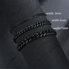 Jewelry Fashion 3/5/7mm Men's Cuban Classic Men's Bracelet Wide Chain