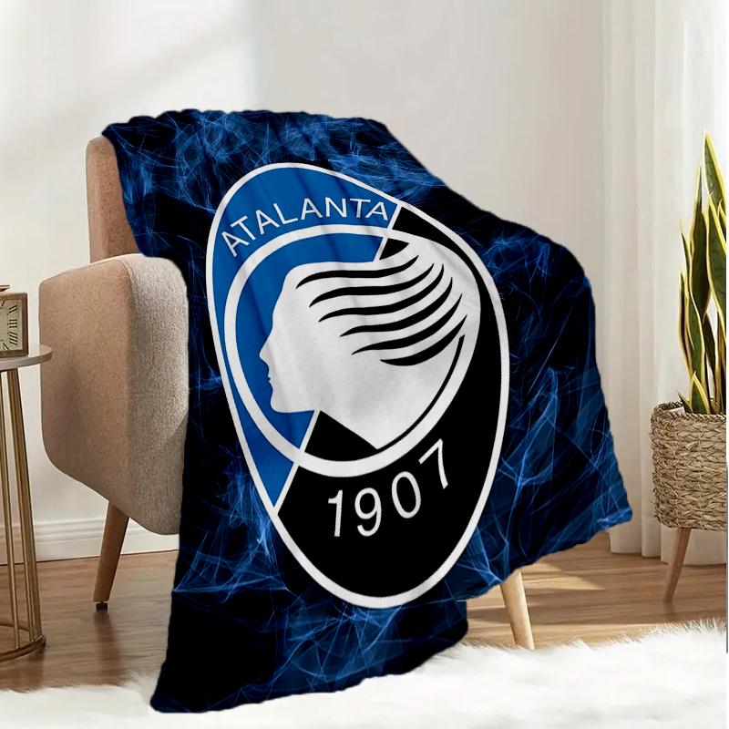 Football Atalanta  Blanket Lightweight Ideal Bedding Blanket Perfect for Travel, Camping, Living Rooms, Offices, Sofas, Fan Christmas Gift