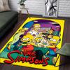 The Simpsons Area Rug - Soft & Durable For Living Room , Bedroom , And Outdoor Use - Hand Washable Polyester Floor Mat