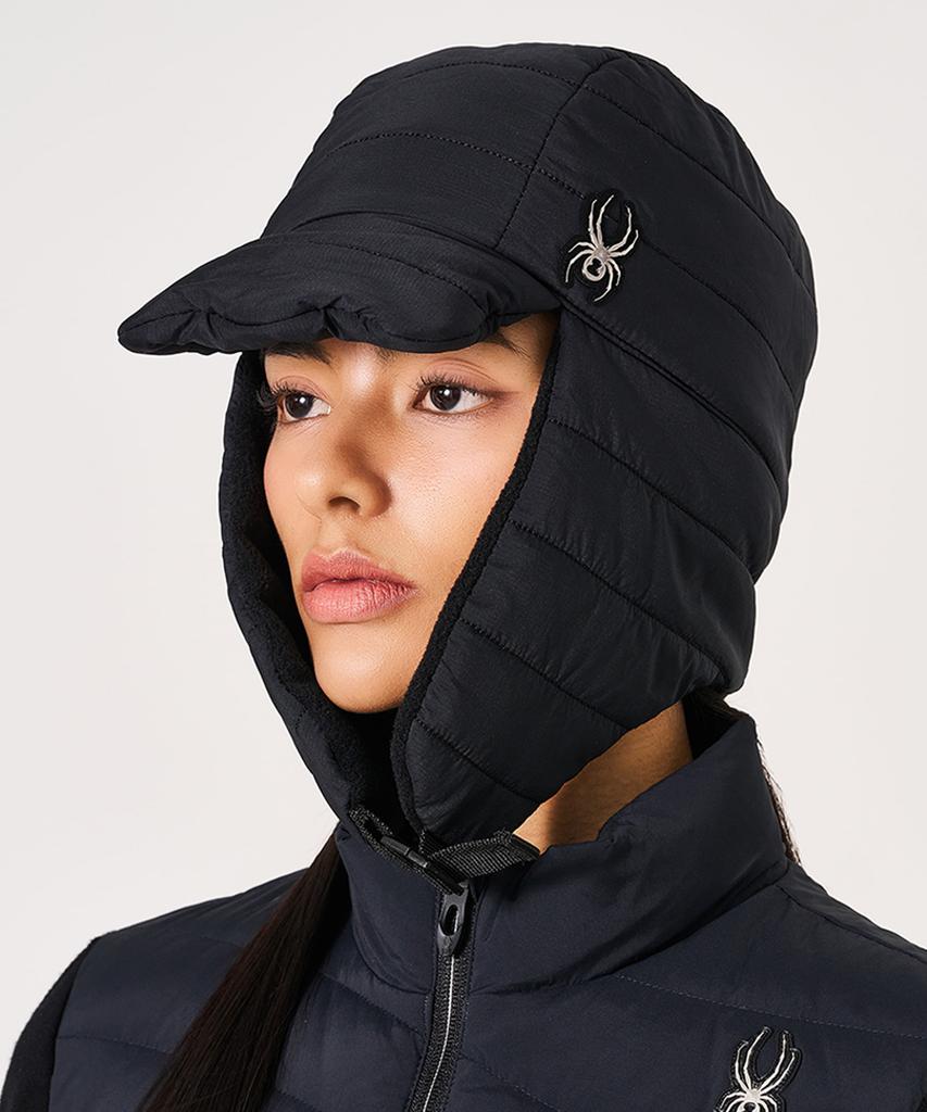 SPYDER Unisex Primaloft Thermal Trapper Hat Spkwanca306Mblk