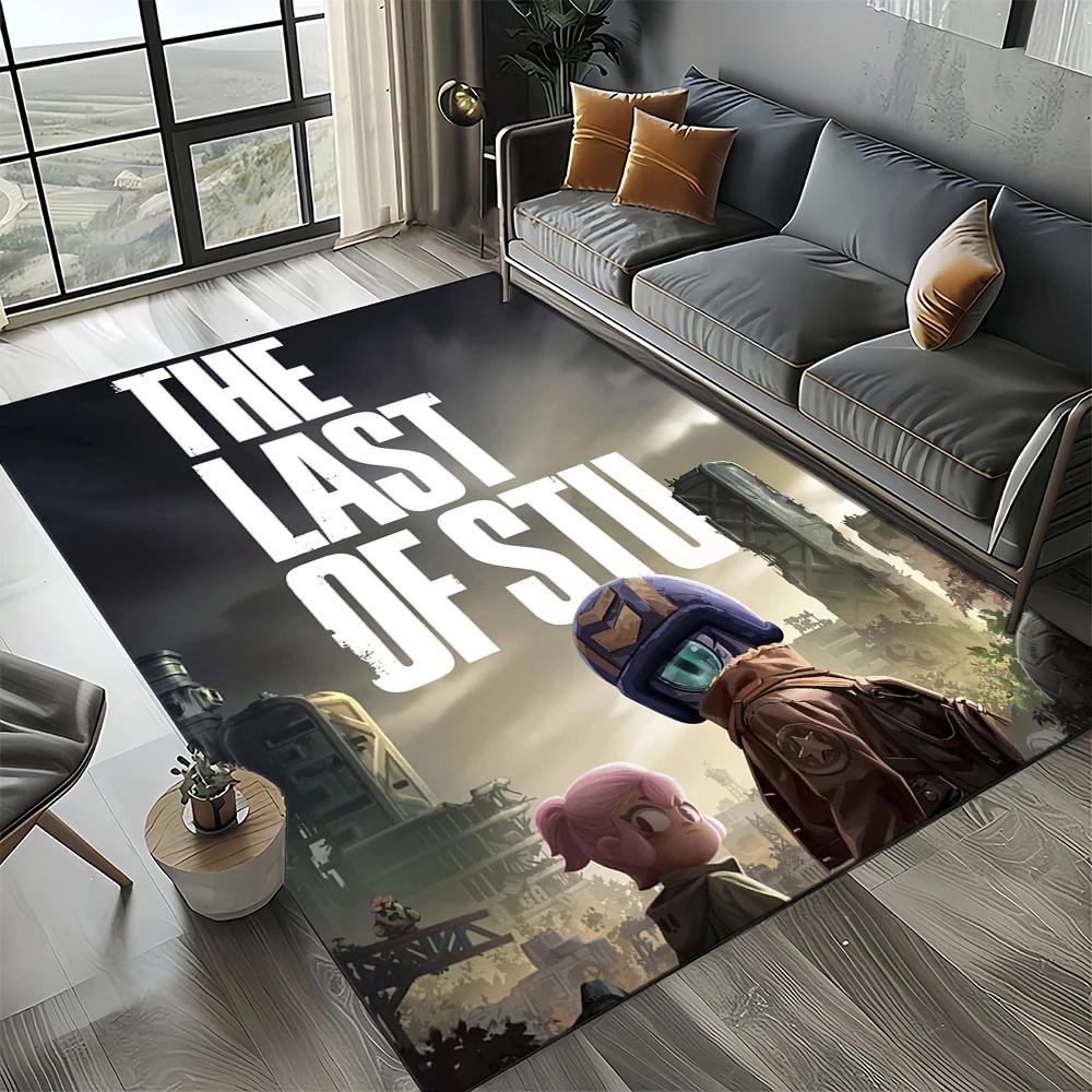 HOT B-Brawlls Cartoon Game 3D Print Rug Carpet for Living Room Bedroom Home Decor,kids Play Non-slip for Sofa Doormat
