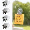 4 Pièces Ventouse Transparente Clip Sans Perçage Ventouse Pince Porte-Recettes Support Bureau