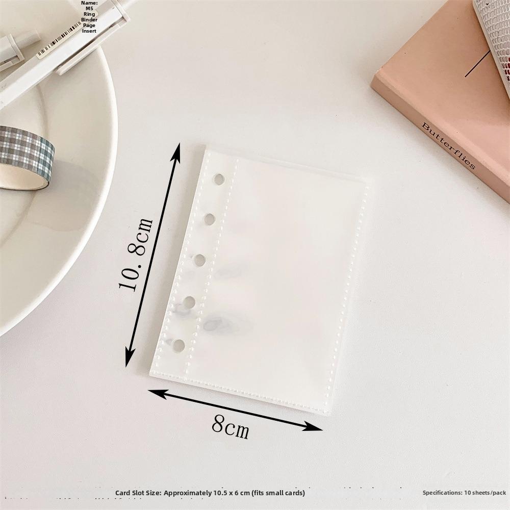 Sparkling M5 Stars Loose Leaf Card Album Y2k Fashion Photo Storage Diary Book  Photo Collecting