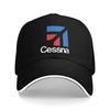 Custom Cessna Logo Print Sandwich Baseball Cap Retro Unisex Hip Hop Bucket Hats Summer Outdoor Sun Protection Snapback Cap Golf Hat