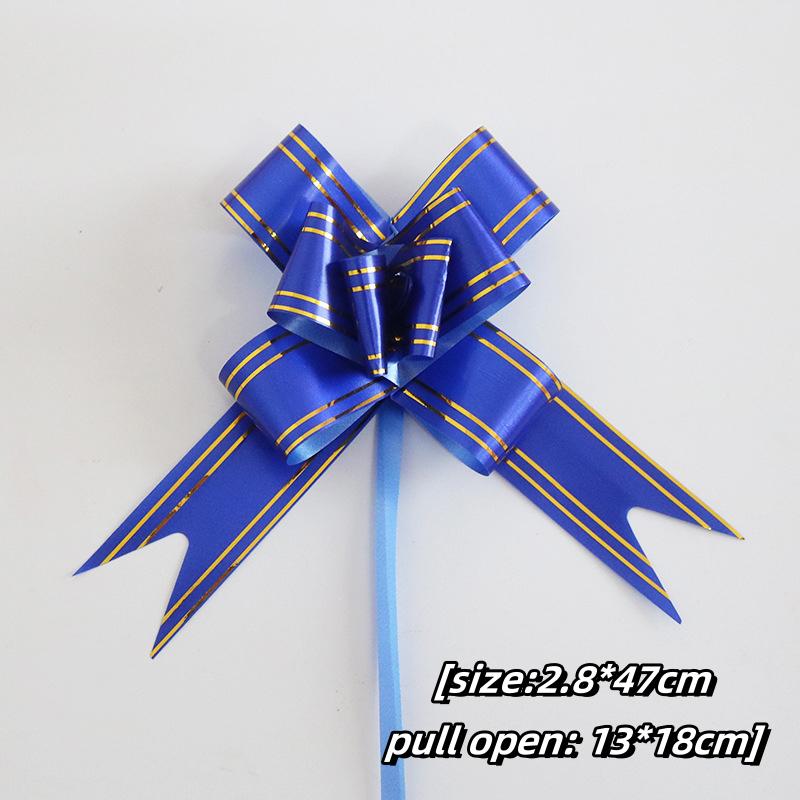 10/50/100Pcs Bow Ribbons Wedding Car Decoration Flower Pull Bow Ribbons Bows For Gifts Wedding Car Decoration Gift Packaging Bow