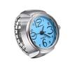 JEWELRYWE Inel de ceas din oțel inoxidabil Link Popular Impermeabil Dimensiune gratuită Analog Quartz Business Casual Accesorii de modă ziua de naștere Cadou de Crăciun
