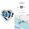 100% Real Copper Ocean Series Turtle Crab Mermaid Charms Beads Fit Original Bracelets Bangles Jewelry Gifts