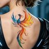 Huaqianguhh 5 Sheets Butterfly Tattoo Stickers, Waterproof Temporary Flower Tattoos, Colorful Face Body Tattoos for Parties Night Club Music Festival