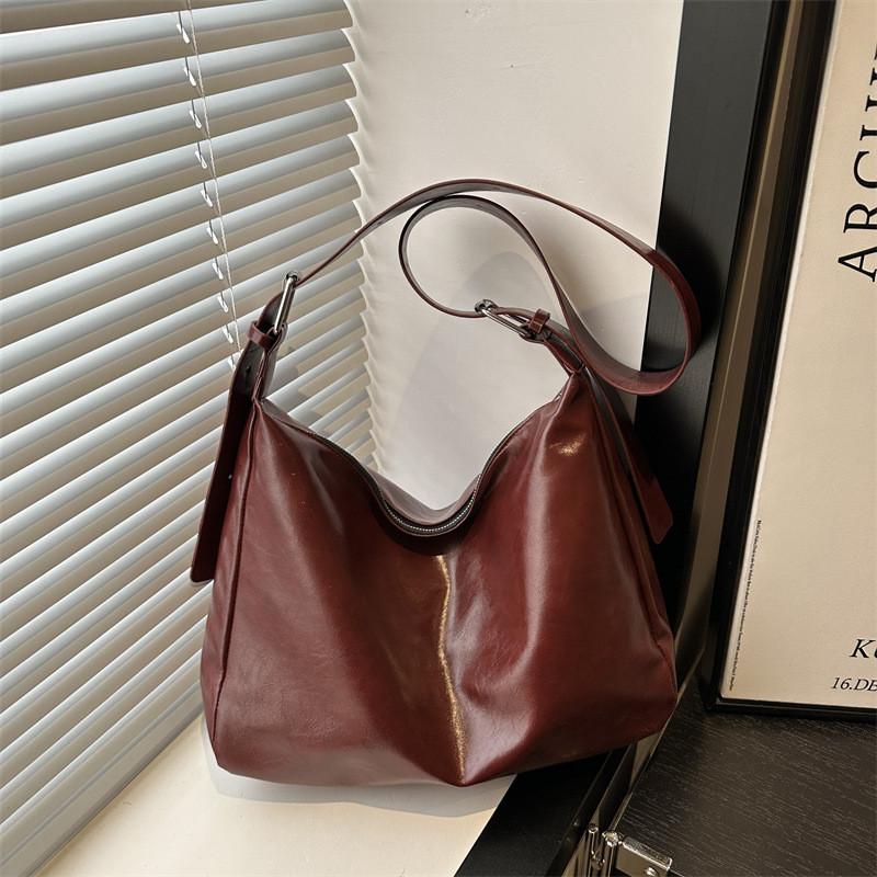 Pu Tote Bag For Women With Car Stitching Style In Large Capacity For Daily Use