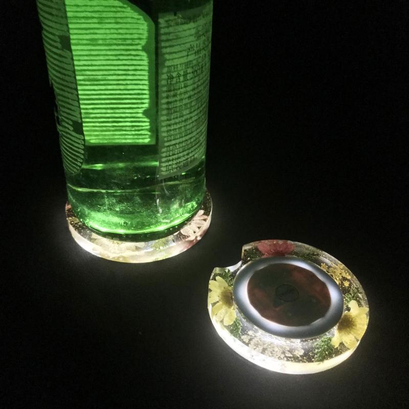 Silicone Resin Mold Keychain Pendant Mold DIY Coaster Mold Crafts Casting Mold Coaster Clay Mold Jewelry Making Tool
