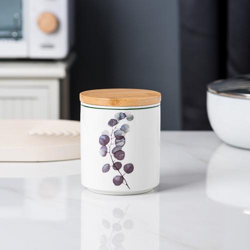 Food Grade Sealed Jar Ceramic Storage Jar Household Kitchen Grains Storage Jar Nut Tea Coffee Storage Box/collection Utensils