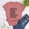 Lady Whistledown Society Paper T-shirt Tv Show Inspired Tshirt Women Graphic T Shirts Short Sleeve Letter Print Tees Casual Top